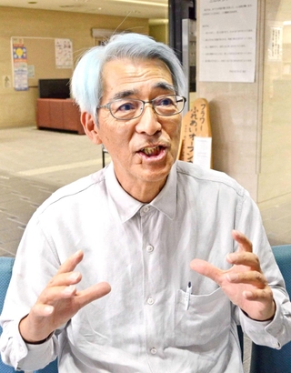 「三田市民病院をまもる会」の東浦徳次代表