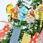 吹きガラス風鈴（三田市ガラス工芸館提供）