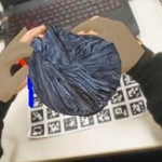 「ＡＲろくろ試作システム」の操作画面