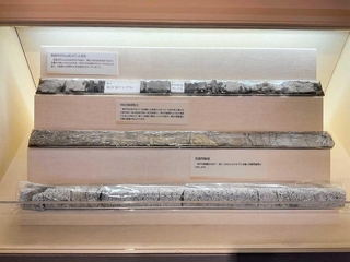 兵庫県立人と自然の博物館に展示されているＧＳ－Ｋ１コアの一部