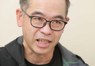 再発防止への思いを語る平野耕一さん＝三田市三輪２（撮影・吉田敦史）