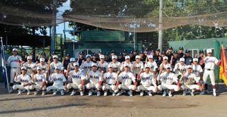 初の全国大会出場を決めた三田ボーイズのメンバー＝三田市上内神
