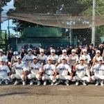 初の全国大会出場を決めた三田ボーイズのメンバー＝三田市上内神