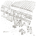 「有馬小便」を表現したイラスト