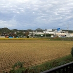上野台中と八景中を統合する新中学校の建設予定地。建築単価を見直すなどし、事業費の圧縮を図る＝三田市川除