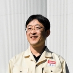 三田ビール検定や仕事へのこだわりについて語る笹﨑博之工場長＝神戸市北区赤松台２