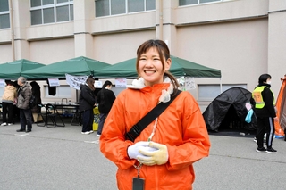 防災や活動への思いを語る岡田佳保里さん