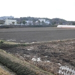 上野台中と八景中を統合する新中学校の建設予定地＝三田市川除