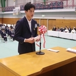 3年間過ごした学びやに別れ　藍中など三田市立8中学で卒業式、980人巣立つ