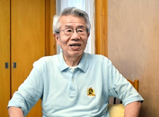 「介護の苦しさだけじゃなく、面白さも知ってもらいたい。前向きな経験が、虐待などに至るのを、ぐっと引き留める力になる」と語る北村吉次さん＝三田市内
