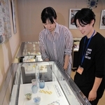 ガラスの魅力を紹介　三田の「工芸館」と「ひとはく」がコラボ　解説から作品展示まで