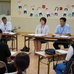 三田市と保護者、地域住民ら　2幼稚園で意見交換会　統合方針の松が丘、認定こども園化方針の三輪