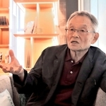 赤心社による開拓の中でキリスト教が果たした役割について語る五味一さん＝北海道千歳市
