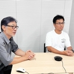 平日は会社員として働き、休日はハンターにもなる孝岡和人さん（右）。自然の中での子育てなどについて語った（三田市提供）