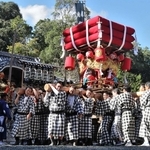 三田・御霊神社で秋祭り　ニュータウンの住民も加わり、だんじり巡行
