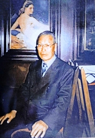 かつて相生市で医院を営んだ内海正巳さん（親族提供）