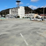 観光駐車場として整備する山崎市民局跡地＝宍粟市山崎町鹿沢
