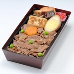 「宍粟サーモン×牛肉重」（浅草今半提供）