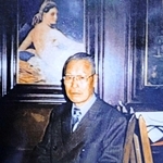 かつて相生市で医院を営んだ内海正巳さん（親族提供）