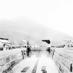 １９１２年に完成した相生最初のドック＝（相生市立歴史民俗資料館提供）
