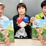 障害者スポーツを体験できるパラスポーツフェス宍粟を企画する片山一利さん（右）ら＝宍粟市内