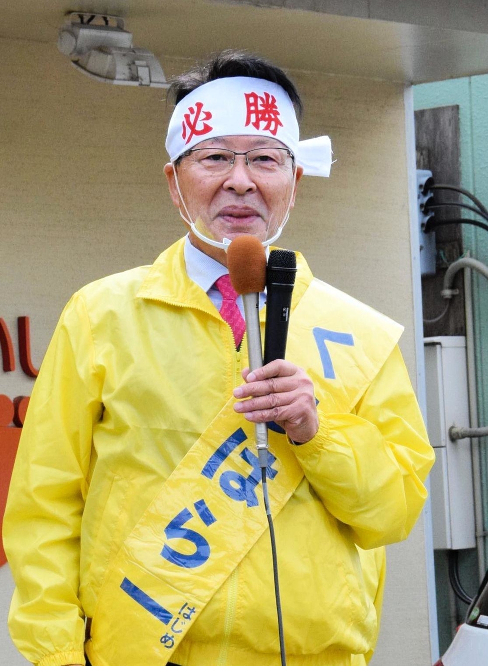 神戸新聞next 西播 たつの市長選告示 栗原一氏 無元 誰もが暮らしやすい街に 候補者第一声