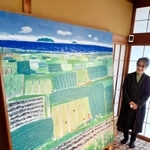 森崎伯霊が描いた播磨の田園風景＝桃井ミュージアム
