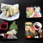 相生特産カキなどを使った和食セット＝相生市内