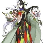 スマホゲーム「Ｆａｔｅ／Ｇｒａｎｄ　Ｏｒｄｅｒ」の蘆屋道満（（ｃ）ＴＹＰＥ－ＭＯＯＮ／ＦＧＯ　ＰＲＯＪＥＣＴ）