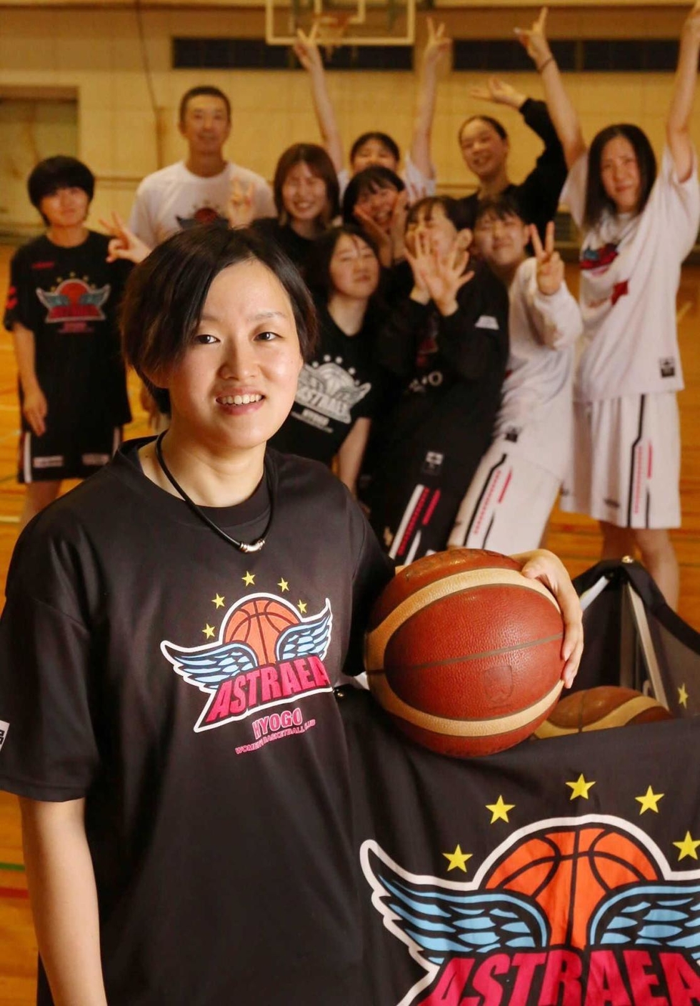 播磨びと 社会人女子バスケットボールチーム アストライア姫路 代表 泉川彩華 いずかわあやか さん 誰にも負けぬバスケ愛 西播 神戸新聞next