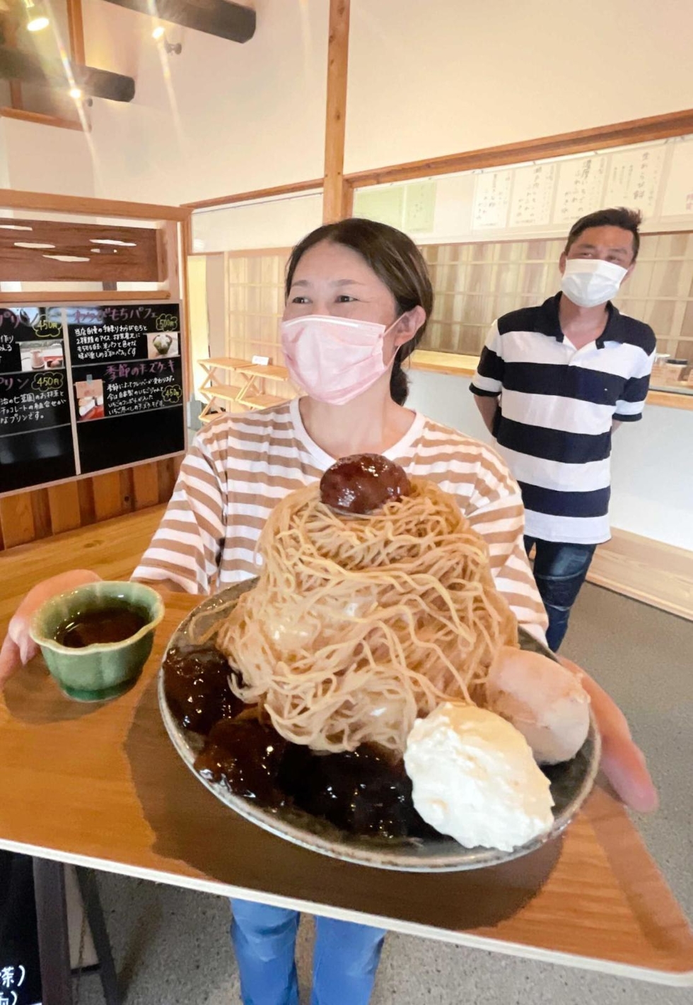 土日祝限定 播磨産クリで モンブランかき氷 たつの 栗栖地区のカフェ 西播 神戸新聞next