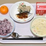 発酵食を取り入れた学校給食＝宍粟市内