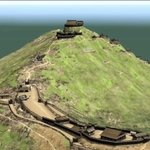 新たに加わった楯岩城の３ＤＣＧ