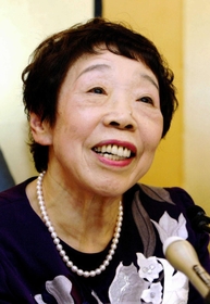 ドラマの原作となった同名小説の著者、田辺聖子さん＝２００８年１０月２５日、伊丹市内