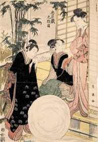 勝川春英の「忠臣蔵九段目」（赤穂市教委提供）