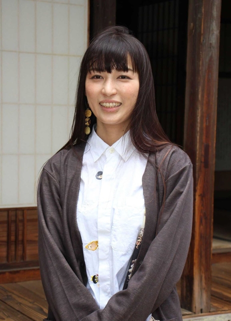 「妖怪をきっかけに柳田国男氏について学んでもらいたい」と話す木下昌美さん＝福崎町西田原