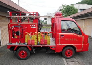 売却対象の消防車両（上郡町提供）