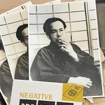 三木の代表的な肖像写真として知られる和服姿。ネガが良好な状態で見つかった
