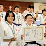 初めての全国大会に挑む赤穂柔道スポーツ少年団の選手たち＝赤穂市加里屋