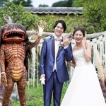 結婚式にカッパの妖怪ガジロウがお祝いに来てくれる（ＰＡＧＥ提供）
