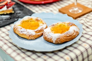 赤穂みかんを使ったデニッシュ（赤穂市提供）