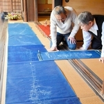 龍野電鉄の全線図（左）と姫路延伸の計画図（中央）＝たつの市龍野町日飼