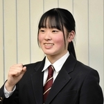 スキーのジャイアントスラロームとスラロームで全国大会に出場する山本陽さん＝宍粟市役所