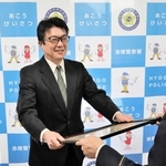 利用したコンビニで詐欺を未然に防いだ柴田敏之さん＝赤穂署