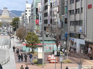 中播磨の商業地で最も地価が高かった姫路市駅前町周辺＝姫路駅前（撮影・辰巳直之）