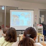 福崎町や町産もち麦についての勉強会の様子＝東京都北区（福崎町提供）