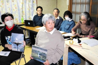 コウノトリと共存する地域について語り合ったセッション＝上郡町大持