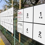 宍粟市長選、市議選のポスター掲示板。両選挙とも８年ぶりの舌戦となる＝宍粟市山崎町