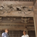 中井言次君音が手がけたことが確認された春日神社本殿の彫刻＝神河町吉冨