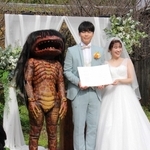 ガジロウが結婚式をお手伝い　26年に2回限定のプラン、福崎町の複合ホテル